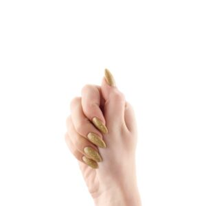 Light Gold Glitter – gelinis lakas 7 ml - Image 3