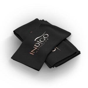 Indigo rankšluostis, juodas - Image 1