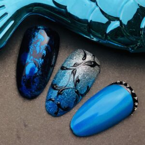 Silver Cha Cha Glitter – gelinis lakas 7 ml - Image 5