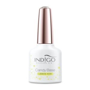 Lemon Bob – gelinio lako bazė su blizgučiais 7 ml - Image 1