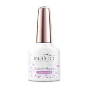 Pingo Pongo – gelinio lako bazė su blizgučiais 7 ml - Image 1