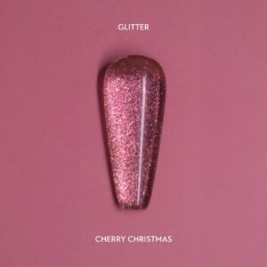 Cherry Christmas - Gel Polish with glitter – gelinis lakas 7 ml - Image 2