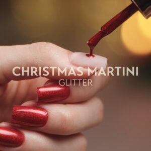 Christmas Martini - Gel Polish with glitter – gelinis lakas 7 ml - Image 4