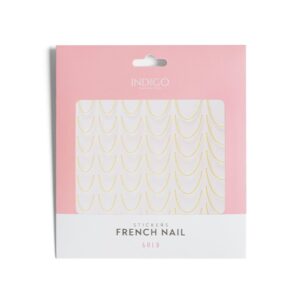 French nagų lipdukai – Gold - Image 1