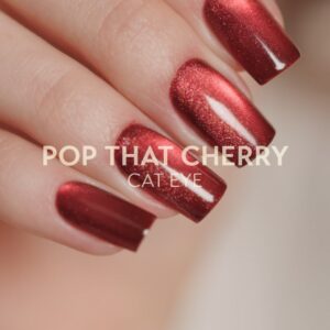 Pop That Cherry - Gel Polish Cat Eye – gelinis lakas 7 ml - Image 4