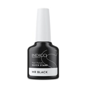 Quick Stamp Mr. Black – štampavimo lakas 7 ml - Image 1