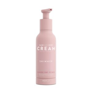 Strawberry Peach – rankų ir kūno kremas su blizgučiais 370 ml - Image 1