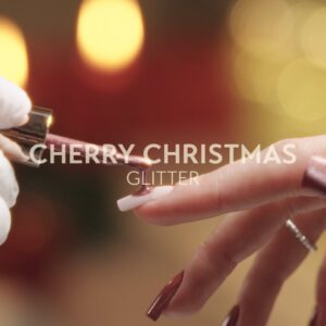 Cherry Christmas - Gel Polish with glitter – gelinis lakas 7 ml - Image 4