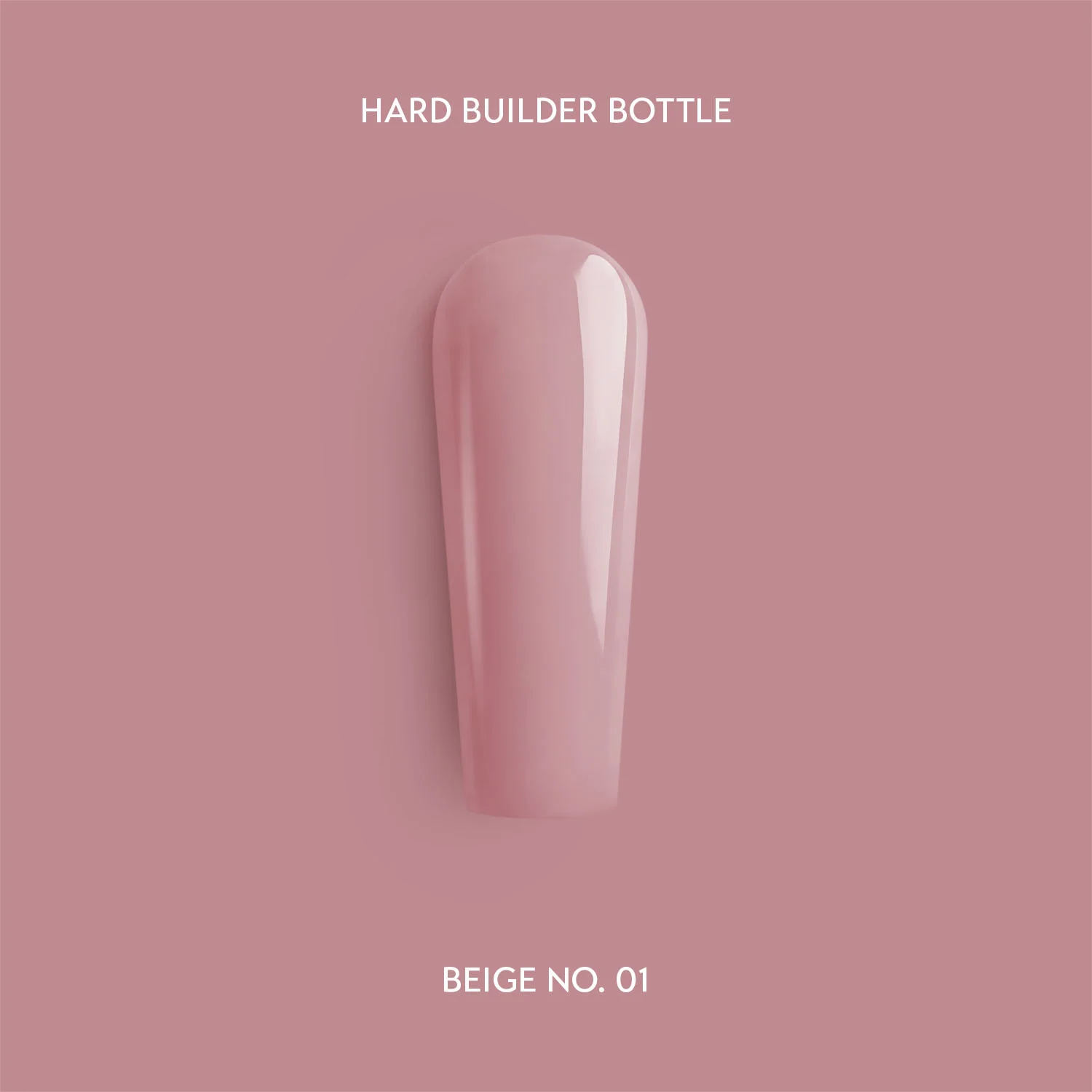 Beige No.1 – Hard Builder Bottle statybinis gelis buteliuke 7 ml