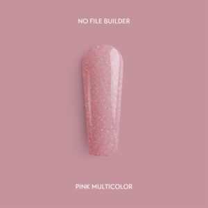 Pink Multicolor – be dildymo statybinis gelis 15 ml - Image 1
