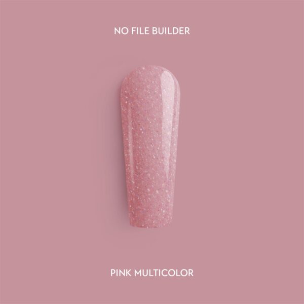Pink Multicolor – be dildymo statybinis gelis 15 ml