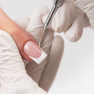 Sugar Gel – baltas nagų dailės gelis 7 ml - Image 3
